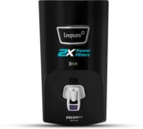 LIVPURE LIV-PEP-PRO-PLUS+ 2X Power Filter | No Filter Cost for 2 Year | 7 L RO + UV + UF Water Purifier(Black)