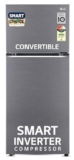 LG Smart Choice, 343 L, 3 Star, Frost-Free Smart Inverter Double Door Refrigerator (GL-S382SDSX, Dazzle Steel, Convertible with Express Freeze)