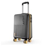Safari Astra Neo 8 Wheels 56cm Cabin Size Trolley Bag, Hard Case Polycarbonate, 360 Degree Wheeling Carry-on Luggage for Men & Women, Travel Bag, Suitcase for Travel, Trolley Bags for Travel, Black