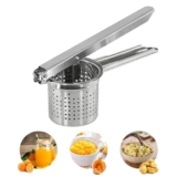 Imaashi Multipurpose Food Press & Ricer – Make Smooth Mashed Potatoes, Apple Sauce, Lemon Squeezes & Purees with Ease