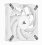 Corsair AF120 Elite, High-Performance 120mm PWM Fluid Dynamic Bearing Fan with AirGuide Technology (Low-Noise, Zero RPM Mode Support) Single Pack – White
