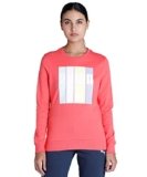 PUMA Women, WMN Graphic Crew III, Salmon, M, (67038030)