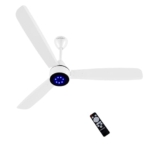 CADLEC Grevity 1200mm/48 inch BLDC Ceiling Fan | BEE Star Rated Energy Efficient | Ultra High Speed Motor | Perfect for Home, Living Rooms & Bedrooms | 5-Year Warranty | White-Pack of 1