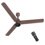 Polycab Silencio Mini DLX 1200mm 5-Star Advanced BLDC, Remote Ceiling fan for home|High Air Delivery, 25 Speed Setting, Sleep Mode, Reverse Rotation |3+1 Years Warranty【Mocha Brown】