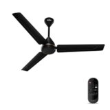 Crompton Energion Hyperboost 1200mm BLDC Ceiling Fan | Point Anywhere Remote Control | BEE 5 Star Rated Energy Efficient | Superior Air Delivery | 3 Year Brand Warranty | Matte Black