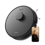 DREAME D9 Max Gen2 Robot Vacuum Cleaner, 6000Pa Vacuum Robot with Mop Function, Movable Brush, Multi-Floor Maps, Ideal for Carpets, Hard Floors and Pet Hair, Black, 285 Minutes