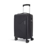 KAMILIANT by American Tourister Savvy | Cabin Trolley Bag Small Size (55 cms) for Travel| Hard Case Polypropylene (PP) Suitcase | 360° 8-Wheel Luggage Trolley | Combination Lock | Black