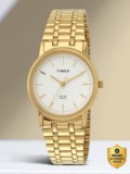 TIMEX Formals Round 32mm White Dial Analog Watch  – For Men