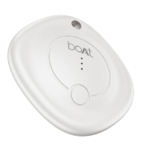 boAt Tag Bluetooth Item Finder for iOS | Apple Find My Network & Android Google Find Hub, Finder for Keys, Luggage, Bikes etc, In-Built Alarm, 1 Year Battery + Free Battery Replacement (Crystal White)