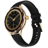 Fire-Boltt Phoenix Aura Women Smart Watch with 1.26” Diamond-Cut HD Display, Rotating Crown, Wireless Charging, Bluetooth Calling, Voice Assistant, 120+ Sports Modes – Carbon Black