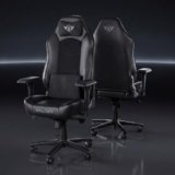 Gladiator XL Multi-Functional Ergonomic Gaming Chair by ValorX USA | PU Leather + Breathable Spandex | Magnetic Headrest, Memory Foam Lumbar Support, 4D Armrests,| 5-Year Warranty | Legion Black