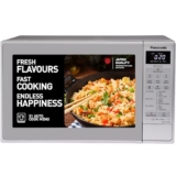 Panasonic 20L Solo Microwave Oven (NN-ST26JMFDG, Silver, 51 Auto Menus)