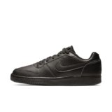 Nike Mens Ebernon Low Black/Black Basketball Shoes UK 9