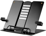 STANCRAY 1 Compartments Metal Book Stand(Black)