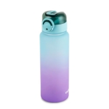 CELLO Buzz Large Sipper Water Bottle, 1160ml Sea Green Purple | Leakproof, Easy to Carry, Lightweight | Gym Straw Water Bottle For Fitness, Office, School, Sports & Outdoor Hydration