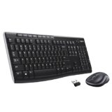 Logitech MK270r Wireless Keyboard and Mouse Combo for Windows, 2.4 GHz Wireless, Spill-Resistant Design, 8 Multimedia & Shortcut Keys, 3-Year Battery Life, PC/Laptop Black
