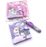 Eclet Pack of 2 Kids Small Cartoon Pocket Diary Set with Mini Pen | Cute Stationery Gift Set for Girls & Boys | Compact Travel Diary Combo Pack