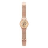 TEAL BY CHUMBAK Analog Wrist Watch for Women | Round Dial | Floral Strap | Stylish Fashion Watch | Gift for Girls & Ladies | Casual & Work Wear