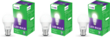 EcoLink 9 W Basic Round B22 LED Bulb(White, Pack of 3)