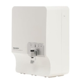 SHARP RO + UV Water Purifier I 7-Stage Purification I CeroSilver Technology I In-Tank UV LED I Suitable for all water sources I WJ-RR065V-WS, White Silver