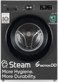 LG 7 Kg, 5 Star, DD Technology, Steam Wash, 6 Motion DD, Fully-Automatic Front Load Washing Machine (FHB1207Z2M, Allergy Care, In-Built Heater, Touch Panel, Middle Black)