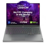 Lenovo Legion 7 Intel Core i9-12900HX 16″ (40.64cm) QHD IPS 165Hz 500Nits Gaming Laptop (32GB/1TB SSD/Win 11/Office 2021/NVIDIA RTX 3080Ti 16GB/Alexa/3 Month Game Pass/Storm Grey/2.53Kg), 82TD009KIN