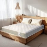 Florance Pincore Latex Mattress with 7-Zone ErgoContour Foam, Medium-Firm, Pressure Relief, Oeko Tex Certified Fabric, Single Size Mattress with 3 Layer Construction, 10-Year Warranty, 72x36x8 Inches