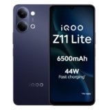 iQOO Z11 Lite 44W 5G (Midnight Blue, 4GB RAM, 64GB Storage)
