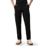 Nobero Men Regular Fit Woven Cargo Pants(1M-BWWP-R0019-BL2_Black_S)
