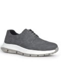 Bata Men Casual Lace-Up Derby Shoes – Grey 8 (UK)