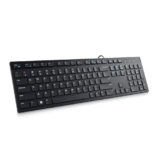 Dell KB216 Wired Multimedia Keyboard – Full-Size Layout with USB Interface, Chiclet Keys, Spill Resistance with 3 Indicator Lights| Plug and Play| Hot Keys: Volume, Mute, Play/Pause, Backward, Forward