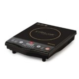 CELLO Blazing Instacook Induction Cooktop Stove 1600 Watts Black | Safe & Reliable, Customized Preset Menu, 8 Stage Power Settings, Overheat Protection | For All Types of Utensils | 1 Year Warranty