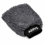 AERYS Chenille Microfiber Wash Mitt with 6 Month warrenty – Ultra Soft, Extra Plush, Dual Sided, Scratch Free and Super Absorbent Car Duster Gloves – Premium Car and Bike Washing Accessories