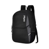 Safari Nudge Laptop Backpack for men & women, school bag for boys and girls, college bag, office bag, travel bag, 3 compartments, Bottle holder, Front pocket, Color Black