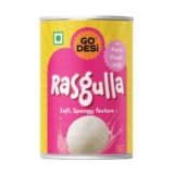 GO DESi – Rasgulla | Made with Farm Fresh Milk| Indian Mithai | Classic sweets | Sweets Gift Pack | 500 grams