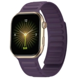 Fire-Boltt Brillia Pro Smart Watch 2.02″ Super AMOLED Display with Bluetooth Calling, SPO₂ & Heart Rate Monitor, 120+ Sports Modes, IP67 Waterproof Magnetic Smartwatch for Men & Women – Wine