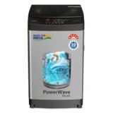 Bosch 8.5 kg 5 Star Fully Automatic Top Load Washing Machine,PowerWave Wash,Inbuilt Dual Lint Filter, Stainless Steel VarioDrum with 5 fin Pulsator, Flex Drain, Water Save,Dark Grey (WOE80AH0IN)