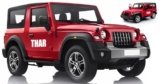 Zivvy Die Cast Metal Toy Car 1:39 Scale, 4×4 Thar Jeep Car Toy for Kids with Pull Back Action, Openable Doors, Toy Cars for Kids 2+ Years Boys Girls, Miniature Model Car Gift, Random Colors