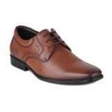 Red Chief Genuine Leather Formal Derby Shoes for Men | Lace-Up Shoes for Men | Tan | RC3973LR