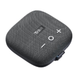Tribit StormBox Micro 2 Portable Speaker: 90dB Loud Sound Deep Bass IP67 Waterproof Small Speaker Built-in Strap, 12H Playtime Long Battery 120ft for Outdoor Camping Biking (Black)