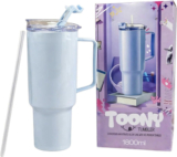 tonny Hydration Tumbler with Straw & Handle Reusable for Juice,Cold Drinks Plastic Tumbler(1800 ml)
