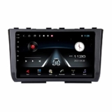 Modorwy Car Android System | OS 13 Stereo | 9 Inch QLED HD IPS Touch | 2GB & 32GB | Double Din Car Multimedia Player | Bluetooth Wi-Fi | incl. AHD Rear Camera & Frame Compatible with Hyundai Creta New