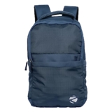 ZEBRONICS TECHSHIELD X2, 2 Compartment Laptop Backpacks Fit Up to 15.6-inch Laptop Polyester Fabric College, Office Work and Mini Business Trip Travel Bags (Blue)