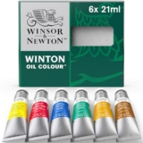 Winsor & Newton Winton Oil Color – 21ml, Set of 6 Tubes