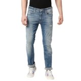 Pepe Jeans Vapour Slim Fit Mid Waist Jeans, Med Light Worn, 38