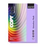 BRUSTRO Copytinta Coloured Craft Paper A4 Size 80 GSM Violet Shade (Violetta), 60 Sheets Pack | Double Side Colored, Ideal for Origami, Scrapbooking, Making Card, DIY Art & Craft.