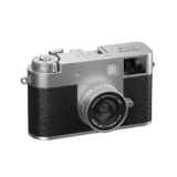 Fujifilm X Half 17.7MP 1 inch CMOS Sensor with 10.8mm f/2.8-11 Lens|Retro Style mirrorless Compact Travel Camera|2k vlogging for Street/Lifestyle – Silver