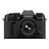Fujifilm X-T50 40 MP APS-C X-Trans Sensor|Retro Style mirrorless Camera|4k/6.2k vlogging|High Speed Recording FHD 240fps|Advance AF with 15-45mm Optical Zoom Lens f/3.5-5.6 – Black