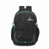 ProArch Jupiter Pro Laptop Backpack for Men & Women | Waterproof Travel Backpack | Stylish Office Bag for 15.6 Inch Laptop, College, Business, Casual & Outdoor Use (Black&Green)