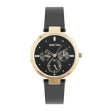 United Colors of Benetton Women Black Round Dial Analog Watch – UWUCL1006